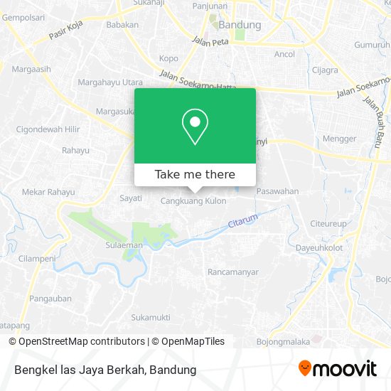 Bengkel las Jaya Berkah map
