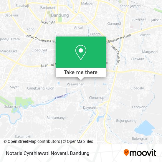 Notaris Cynthiawati Noventi map