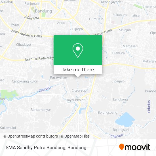 SMA Sandhy Putra Bandung map