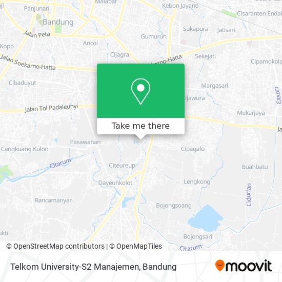 Telkom University-S2 Manajemen map