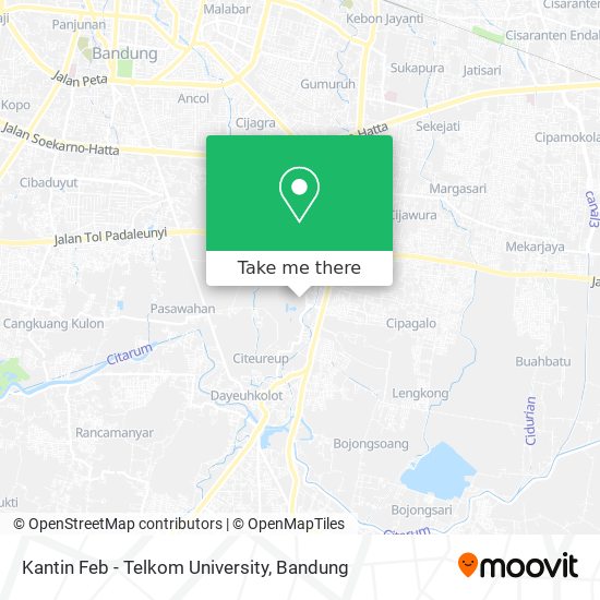 Kantin Feb - Telkom University map