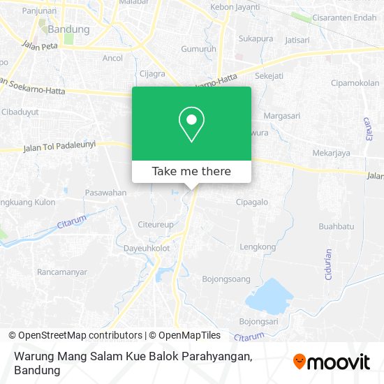 Warung Mang Salam Kue Balok Parahyangan map