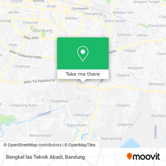 Bengkel las Teknik Abadi map