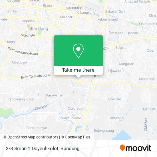 X-8 Sman 1 Dayeuhkolot map