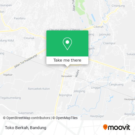 Toko Berkah map