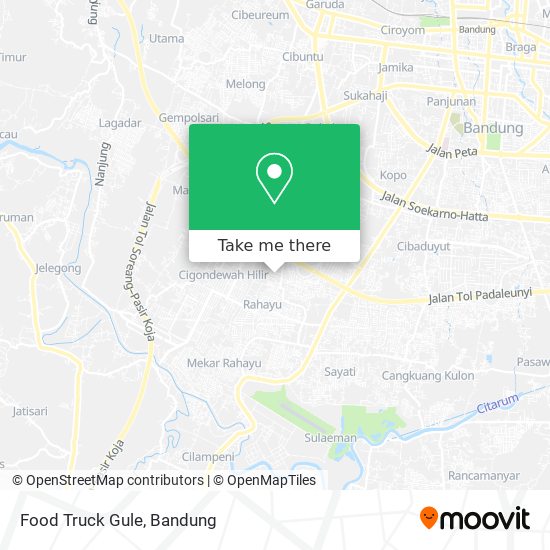 Food Truck Gule map