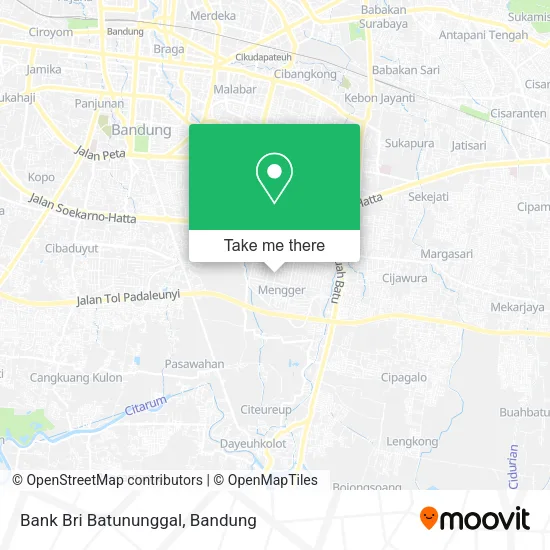 Bank Bri Batununggal map