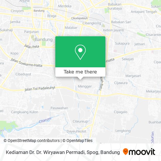Kediaman Dr. Dr. Wiryawan Permadi, Spog map
