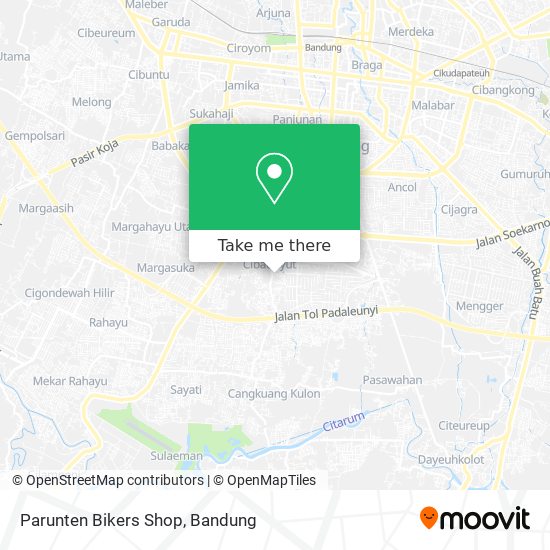 Parunten Bikers Shop map