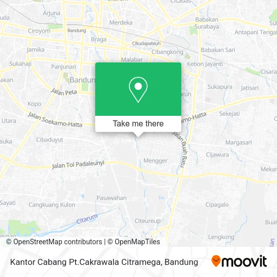 Kantor Cabang Pt.Cakrawala Citramega map