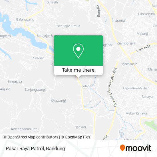 Pasar Raya Patrol map