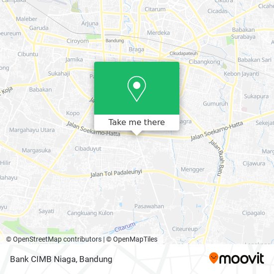 Bank CIMB Niaga map