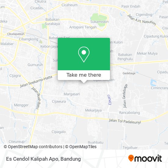 Es Cendol Kalipah Apo map