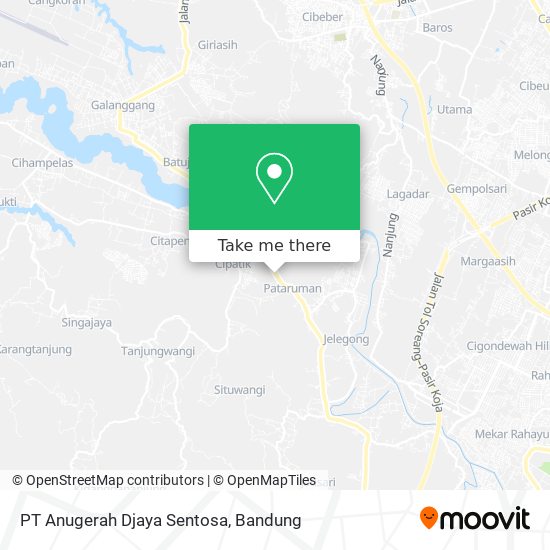 PT Anugerah Djaya Sentosa map