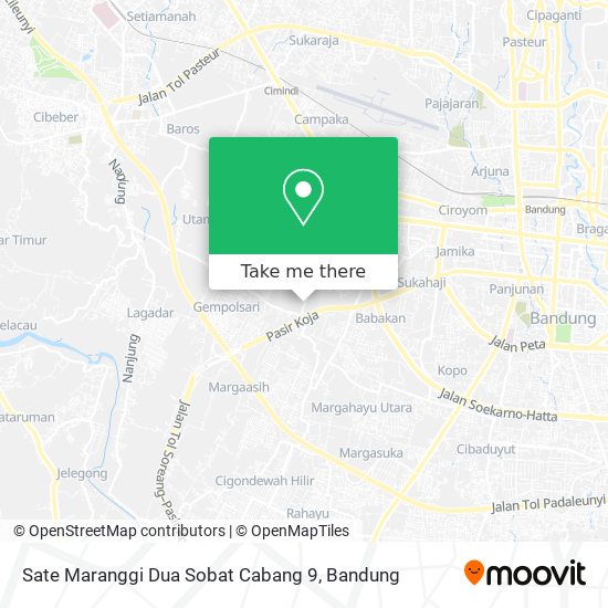 Sate Maranggi Dua Sobat Cabang 9 map
