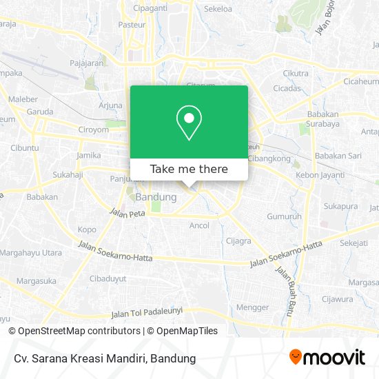 Cv. Sarana Kreasi Mandiri map