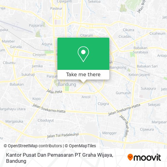 Kantor Pusat Dan Pemasaran PT Graha Wijaya map