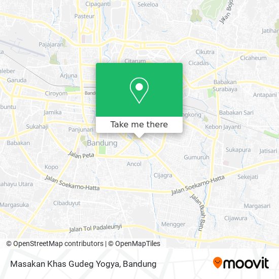 Masakan Khas Gudeg Yogya map