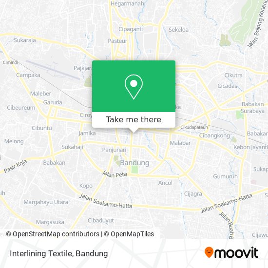 Interlining Textile map