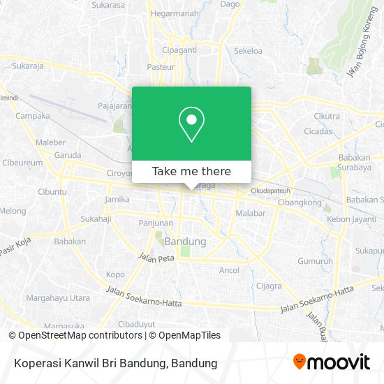 Koperasi Kanwil Bri Bandung map