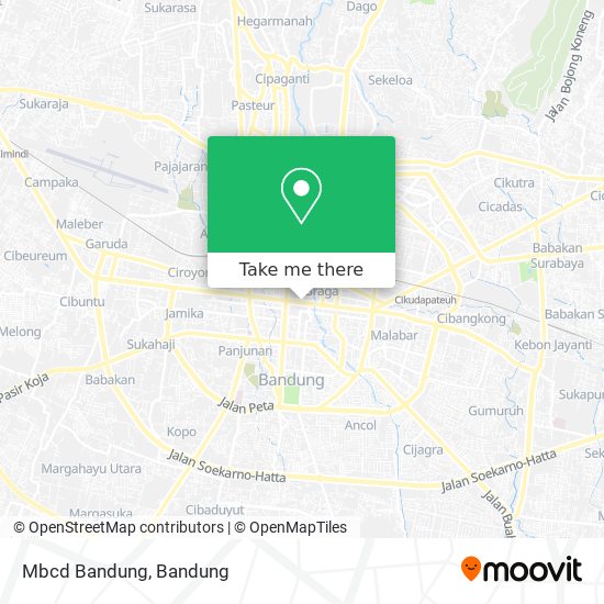 Mbcd Bandung map