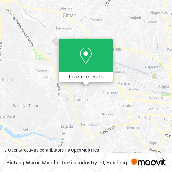 Bintang Warna Mandiri Textile Industry PT map