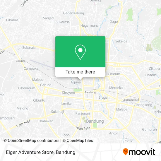 Eiger Adventure Store map