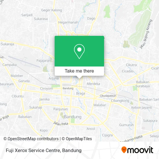 Fuji Xerox Service Centre map