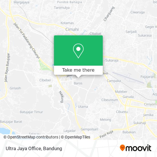 Ultra Jaya Office map