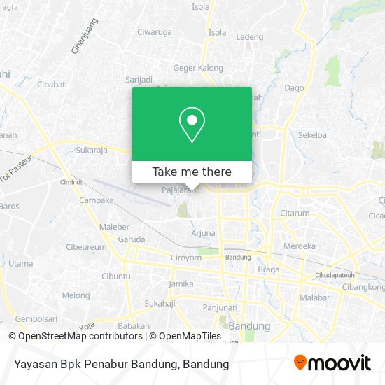 Yayasan Bpk Penabur Bandung map