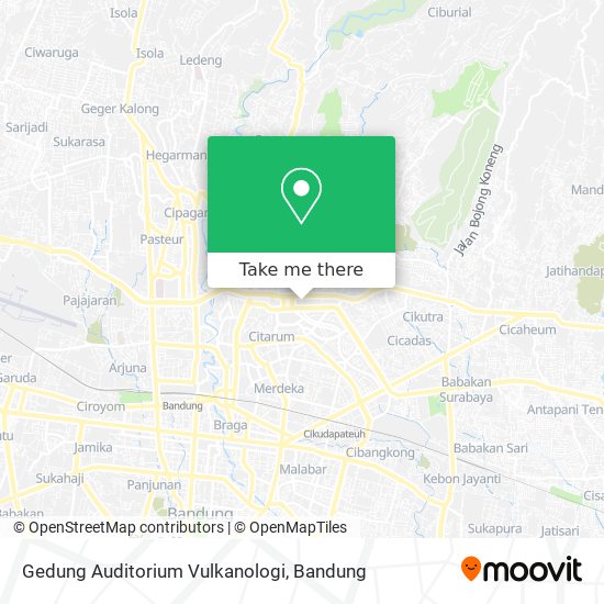 Gedung Auditorium Vulkanologi map