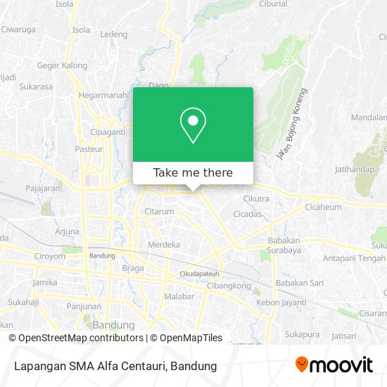 Lapangan SMA Alfa Centauri map