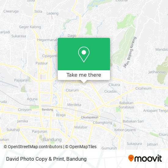David Photo Copy & Print map