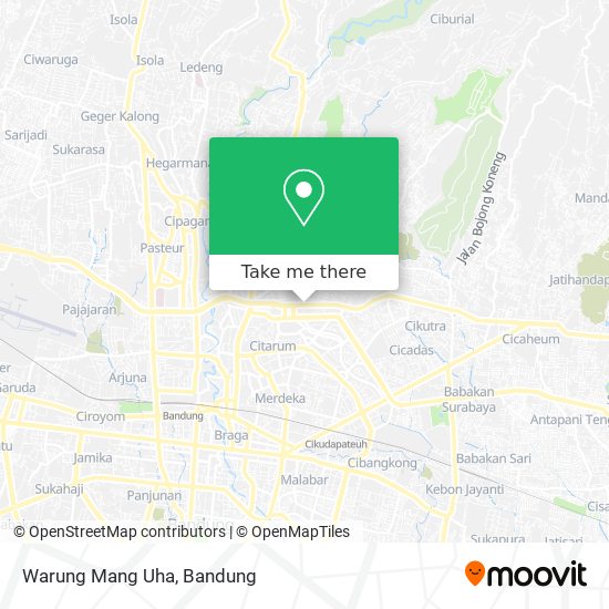 Warung Mang Uha map