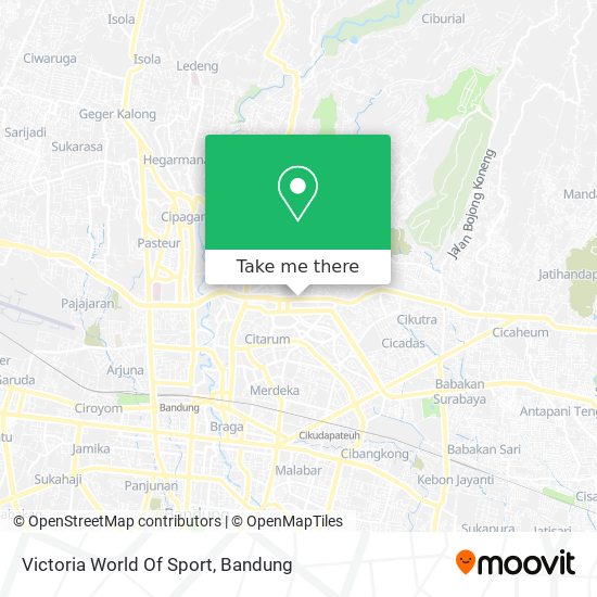 Victoria World Of Sport map