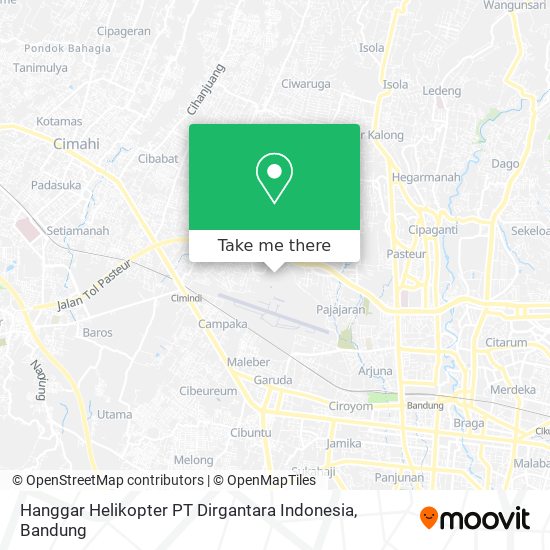 Hanggar Helikopter PT Dirgantara Indonesia map