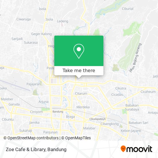 Zoe Cafe & Library map
