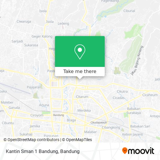 Kantin Sman 1 Bandung map