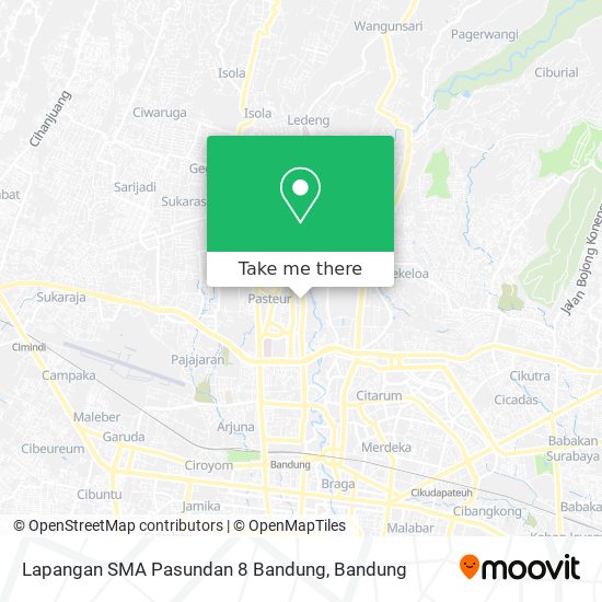 Lapangan SMA Pasundan 8 Bandung map