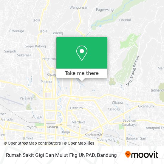 Rumah Sakit Gigi Dan Mulut Fkg UNPAD map