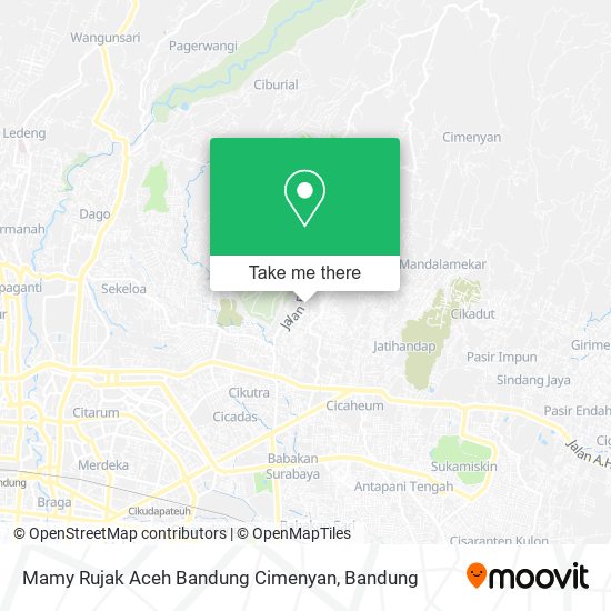 Mamy Rujak Aceh Bandung Cimenyan map