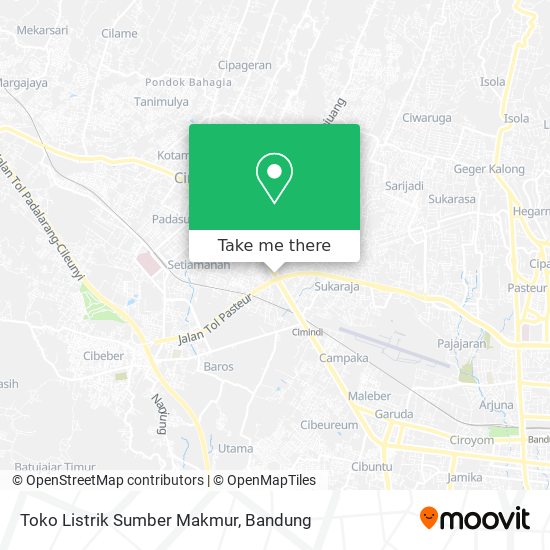 Toko Listrik Sumber Makmur map