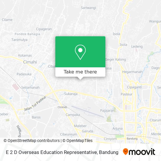 E 2 D Overseas Education Representative map