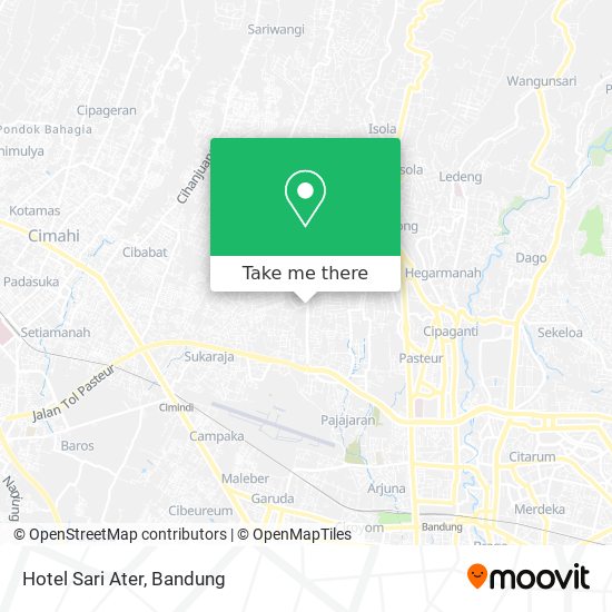 Hotel Sari Ater map