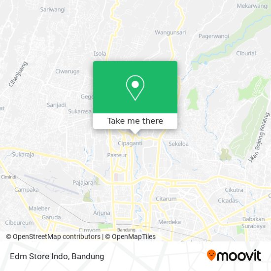 Edm Store Indo map