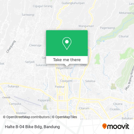 Halte B-04 Bike Bdg map