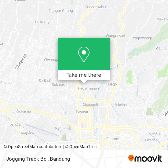 Jogging Track Bci map