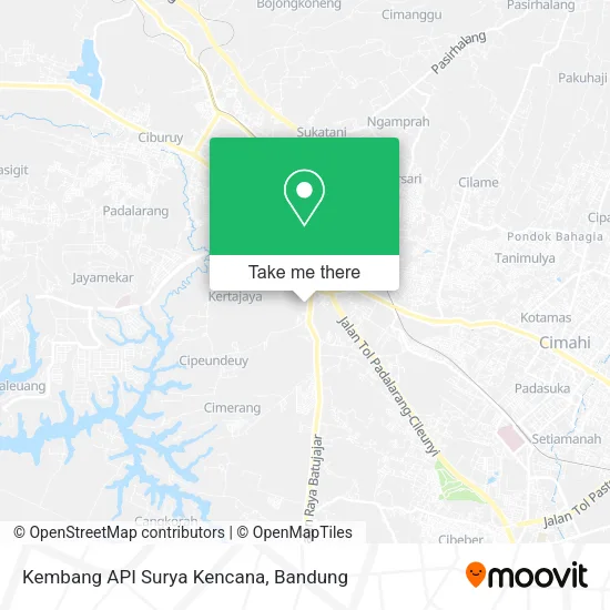 Kembang API Surya Kencana map