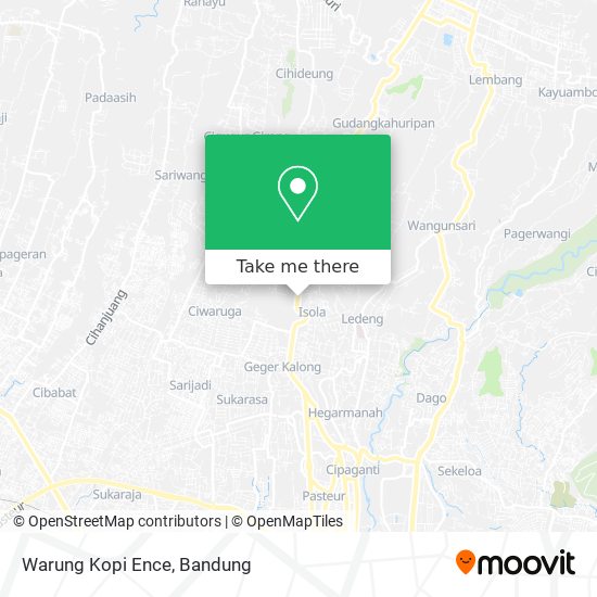 Warung Kopi Ence map