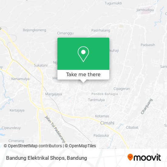 Bandung Elektrikal Shops map